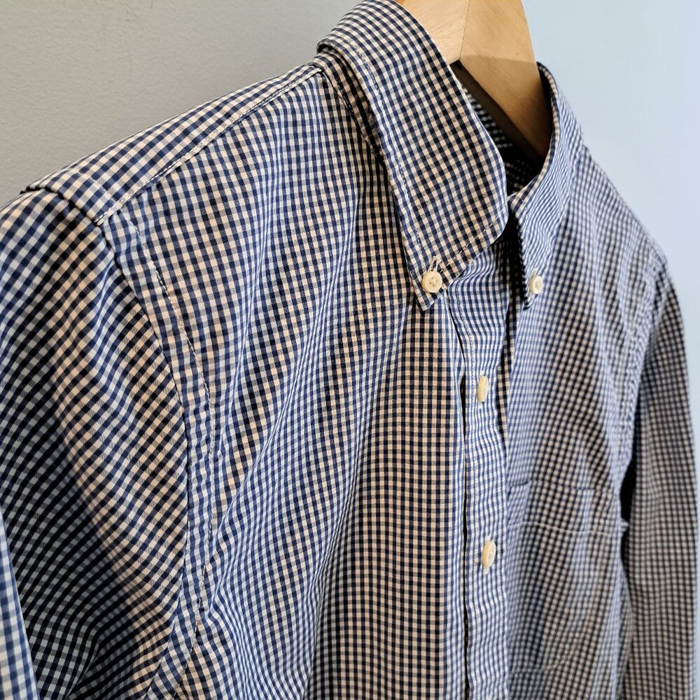 Abercrombie & Fitch Men's Small Long Sleeve Button Down Muscle Fit Plaid Shirt - Picture 2 of 15